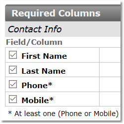 Import Fields check boxes18