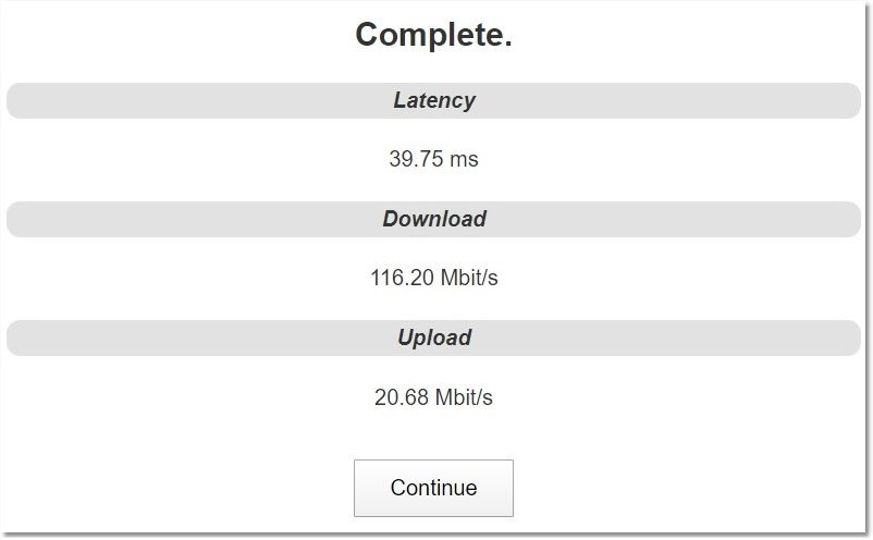 bandwidth test