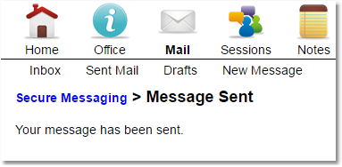 Client Message Sent Message